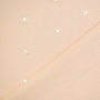 Katoenen mousseline double gauze Shining Sun, apricot