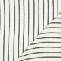 Katoenen mousseline double gauze Small Stripes, marineblauw
