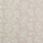 Tissu double gaze de coton broderie Fleurs Big Flowers, beige