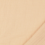 Baumwoll Musselin Uni, beige