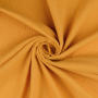 Tissu double gaze de coton, jaune curry