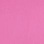 Cotton muslin double gauze plain, light bright pink
