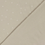 Baumwoll Musselin Vögel, beige