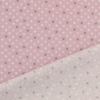 Tissu coton popeline Fleurs géométriques Anna, mauve