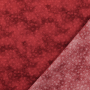 Tissu coton popeline big dots, rouge foncé