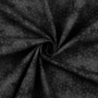 Tissu coton popeline big dots, noir