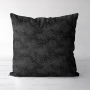 Tissu coton popeline big dots, noir