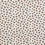 Tissu coton popeline Léopard Big, crème