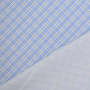 Cotton poplin Check Fibre Mood, blue