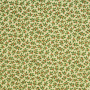 Tissu coton popeline Christmas Leaves, crème