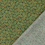 Tissu coton popeline Christmas Leaves, vert foncé