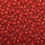 Tissu coton popeline Christmas Stars, rouge foncé