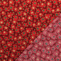 Tissu coton popeline Christmas Stars, rouge foncé