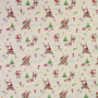 Cotton poplin Christmas Time, cream