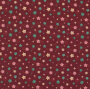 Baumwoll Popeline Color Stars, dunkelrot