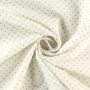 Katoen Cottage dots, gebroken wit, grijs