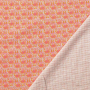 Tissu coton popeline Feuilles Fantasy Leaves, orange
