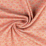 Tissu coton popeline Feuilles Fantasy Leaves, orange