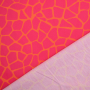 Katoen popeline Giraffe, lichtfuchsia