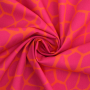 Katoen popeline Giraffe, lichtfuchsia