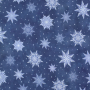 Cotton poplin Ice Stars, blue