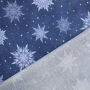 Cotton poplin Ice Stars, blue