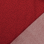 Cotton poplin small twigs, dark red