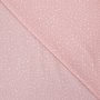 Katoen popeline mini spots, rosé