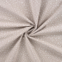 Tissu coton popeline à pois mini, sable