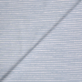 Katoen popeline mini stripes, lichtblauw