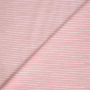 Tissu coton popeline rayé mini, rose millennial