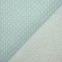 Cotton poplin mini spot, light blue