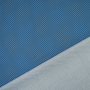 Tissu coton popeline à petits pois, bleu pigeon