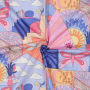 Tissu coton popeline Nerida Hansen Little Creatures, bleu