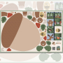 Baumwoll Popeline Panel Playmat Forest, 145 x 100 cm