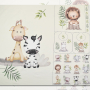 Baumwoll Popeline Panel Safari Place, 115 x 100 cm