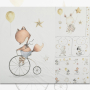 Baumwoll Popeline Panel Sleepy Place, 115 x 100 cm