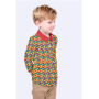 Tissu coton popeline Puzzle, multicolore