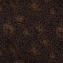Tissu coton popeline fleurs de tilleul, marron foncé