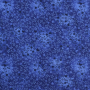Tissu coton popeline Fleurs de tilleul, bleu royal