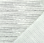 Tissu coton popeline à rayures irrégulières Scratchy Stripes, blanc