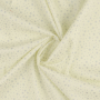 Tissu coton popeline Silver Stars, crème