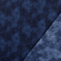 Tissu coton popeline small dots, bleu foncé