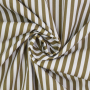 Cotton poplin Stripes Fibre Mood, olive green