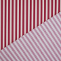 Cotton poplin Stripes Fibre Mood, wine red