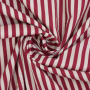 Cotton poplin Stripes Fibre Mood, wine red