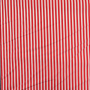 Tissu coton popeline à rayures, blanc – rouge