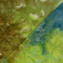 Popeline katoen tie dye, groen