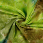 Popeline katoen tie dye, groen
