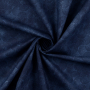 Katoenen stof waves, donkerblauw